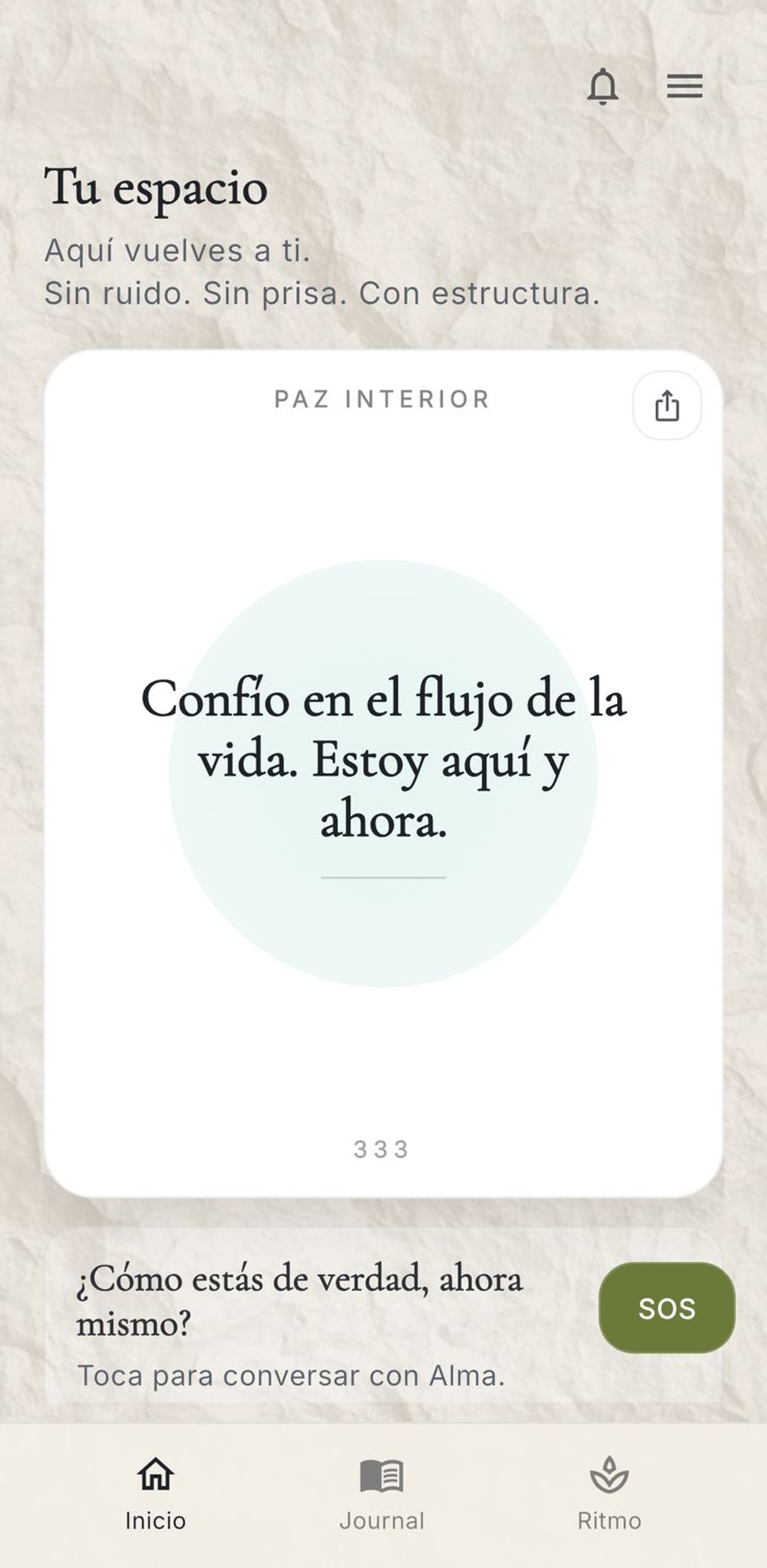 App 333 Alma - Tu espacio